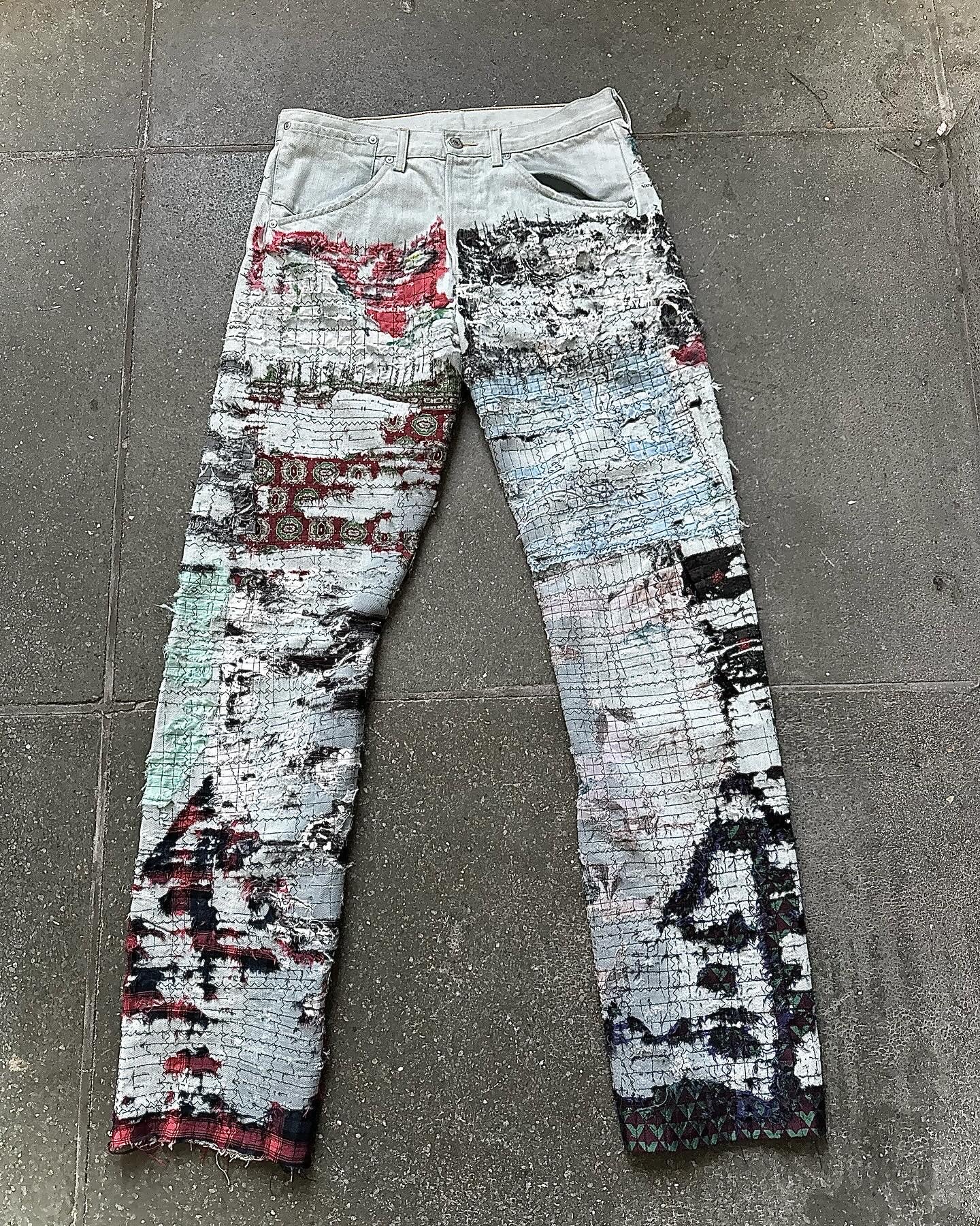 Boro Stitch Denim