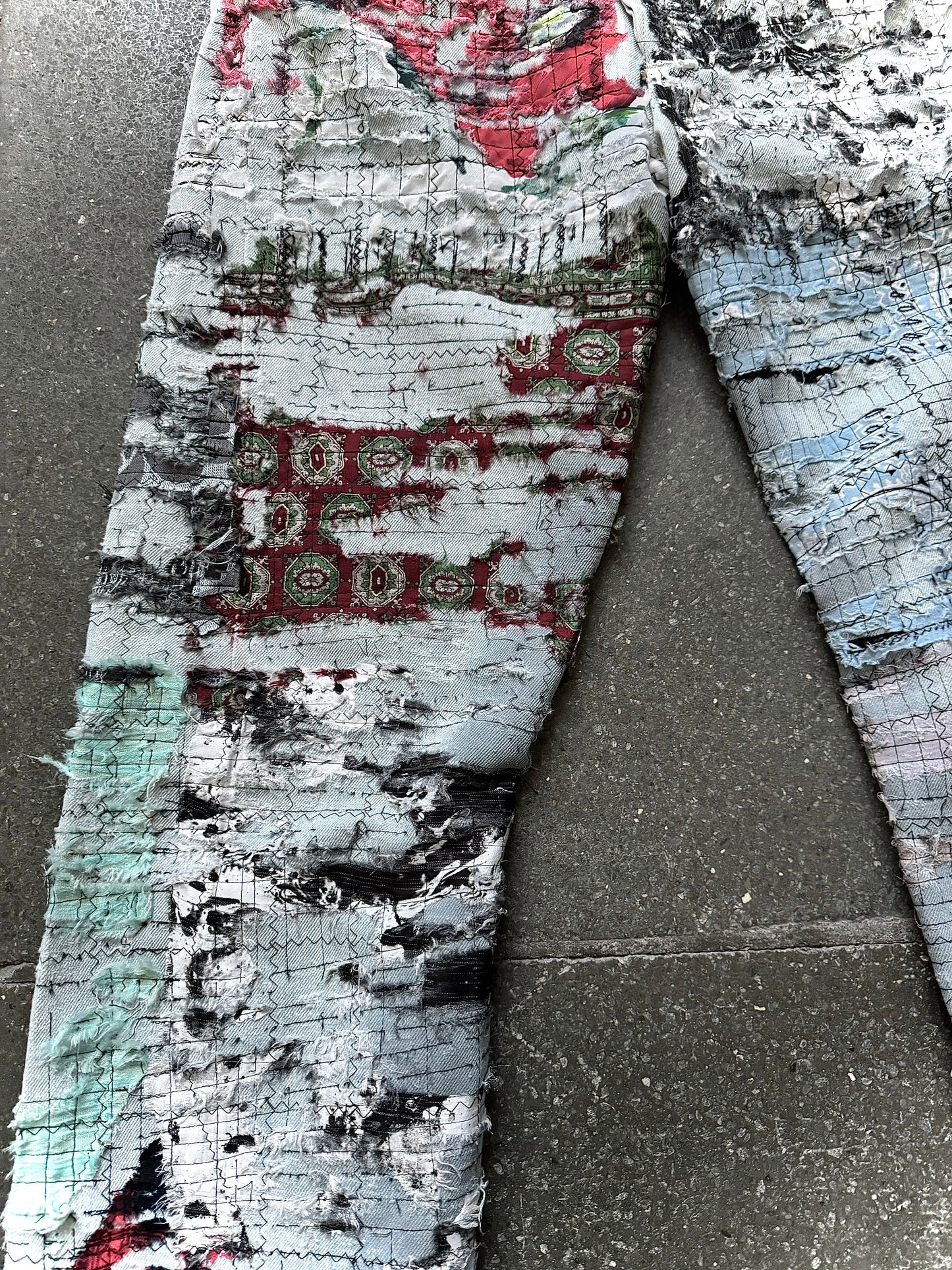 Boro Stitch Denim