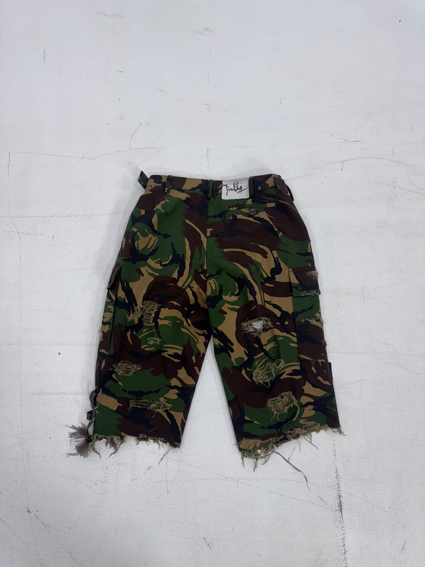 Patchwork Camo Shorts