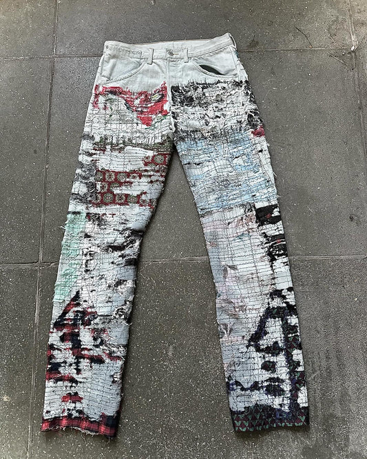 Boro Stitch Denim