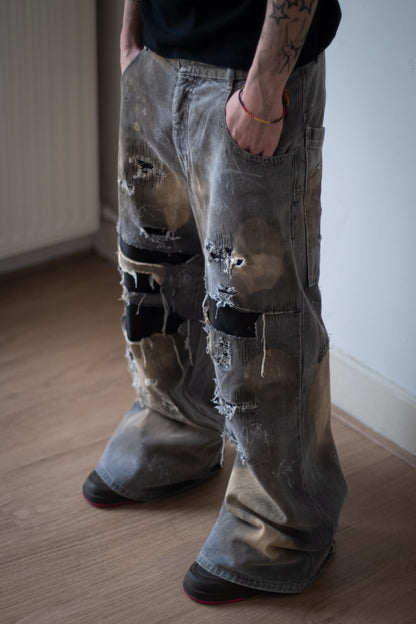 Scribble Baggy Denim