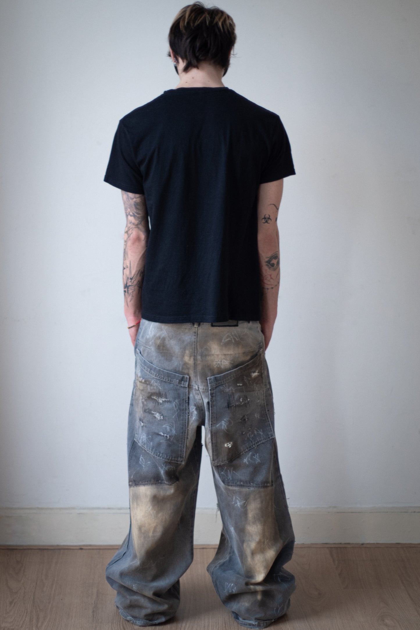 Scribble Baggy Denim