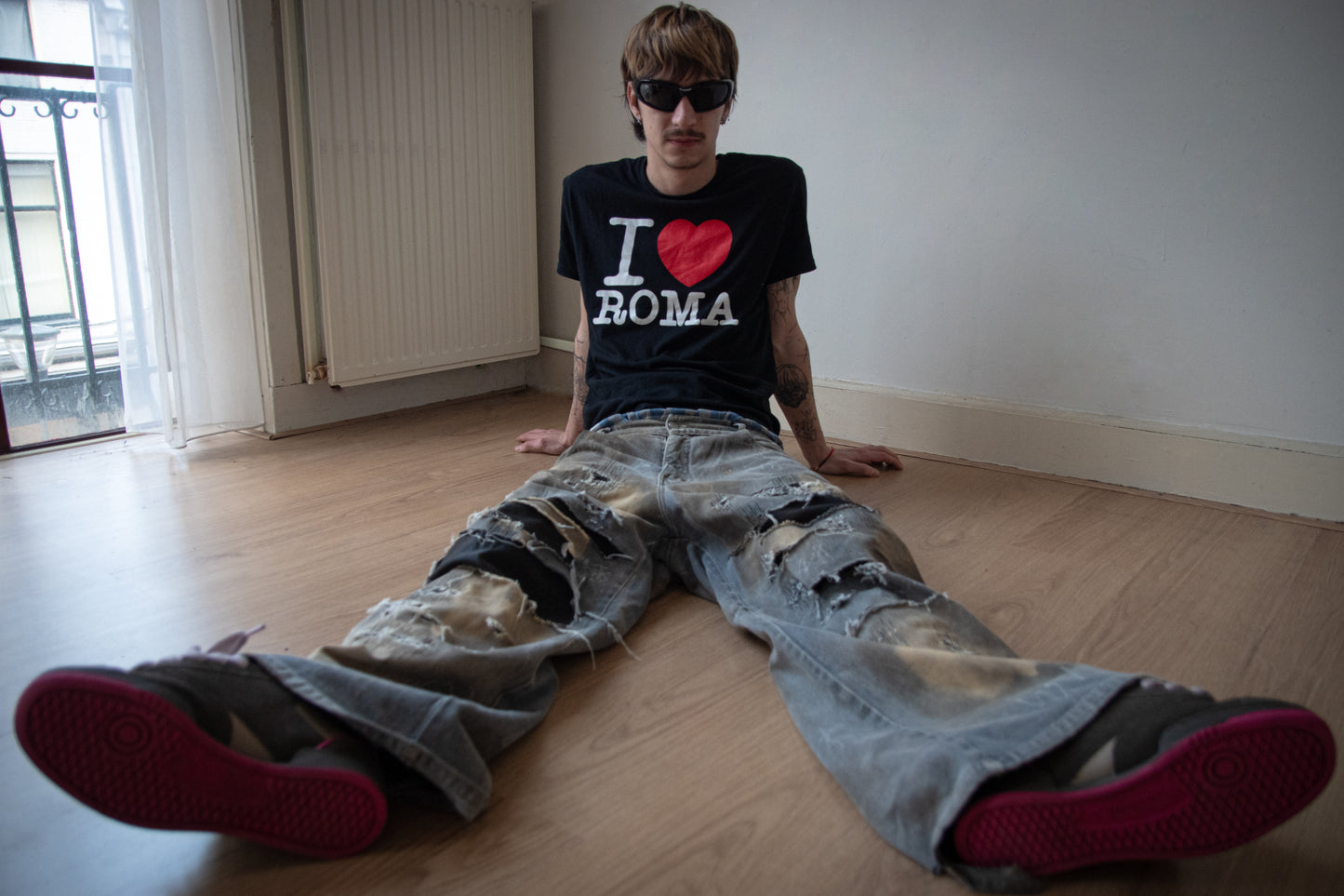Scribble Baggy Denim