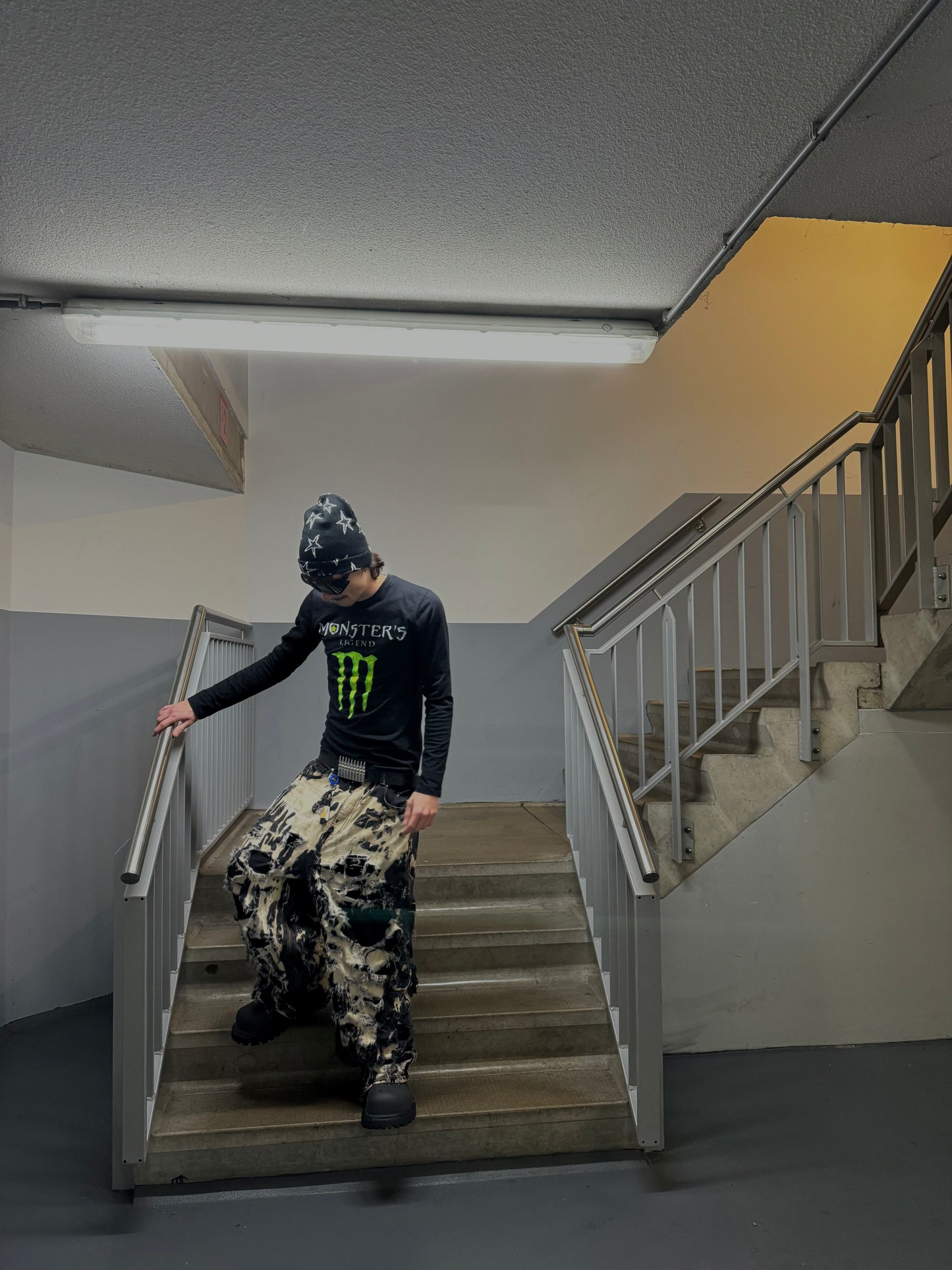 Bleached Destroyed Denim