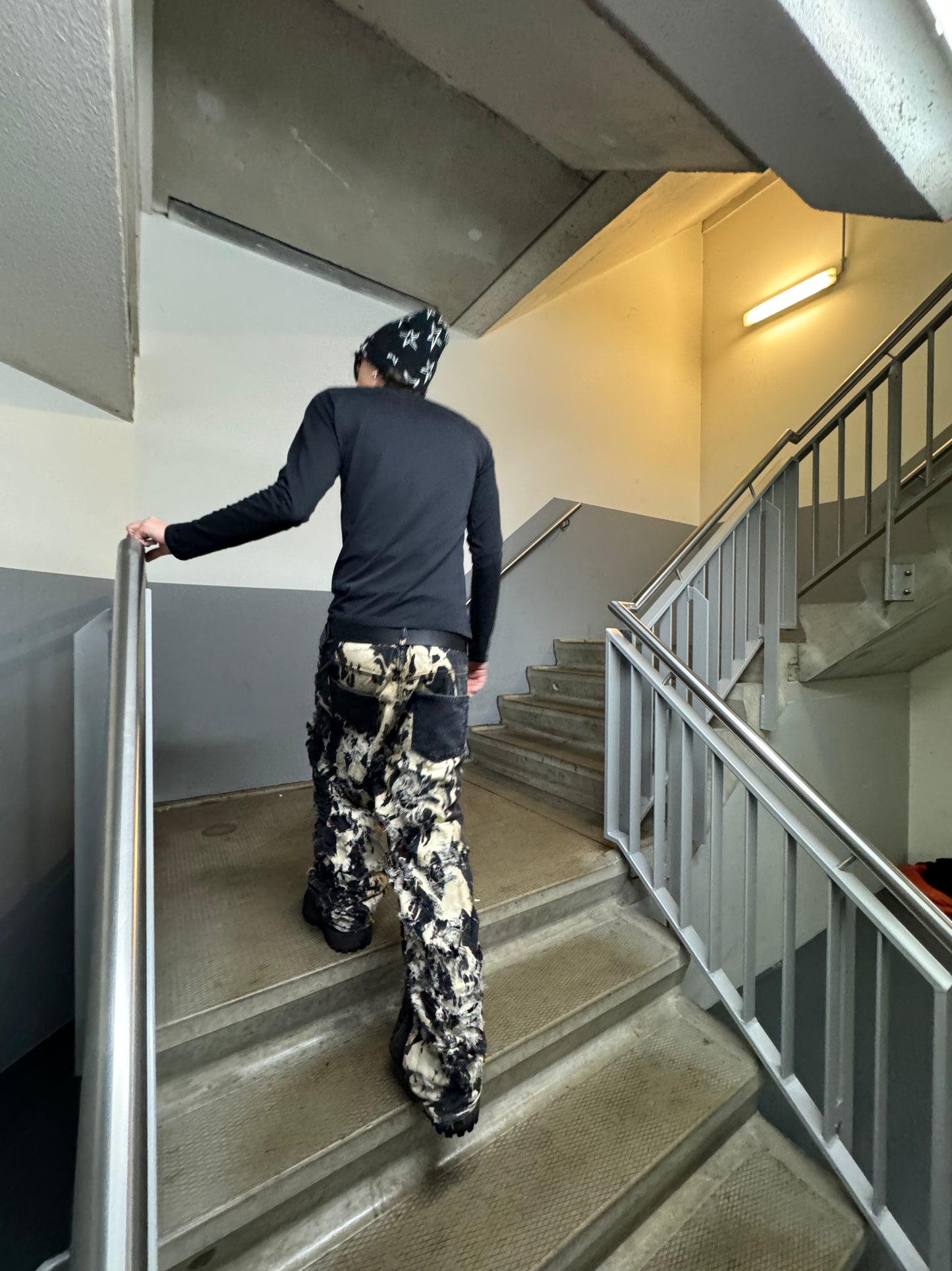 Bleached Destroyed Denim