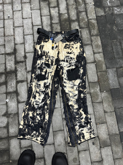 Bleached Destroyed Denim