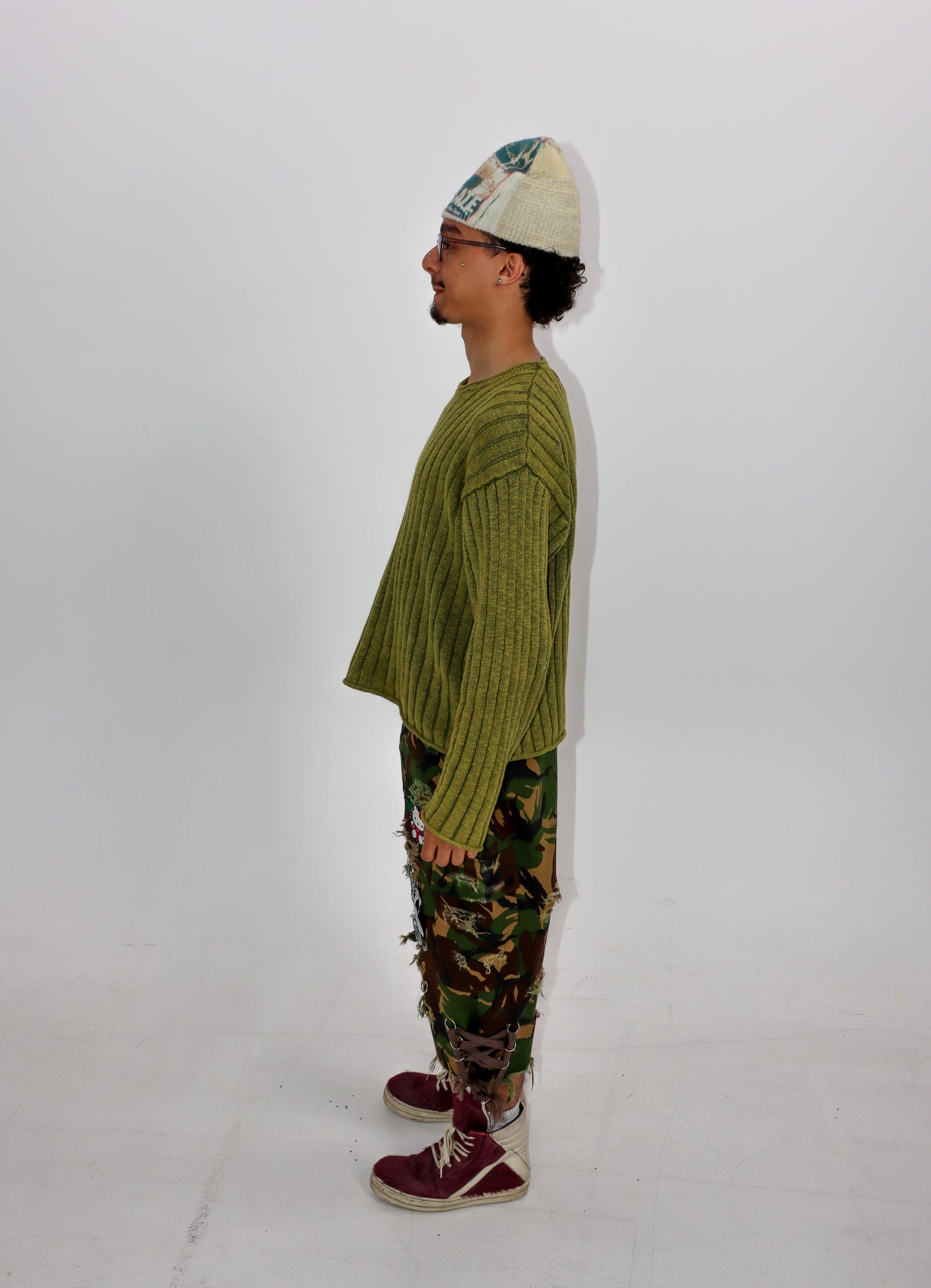 Patchwork Camo Shorts