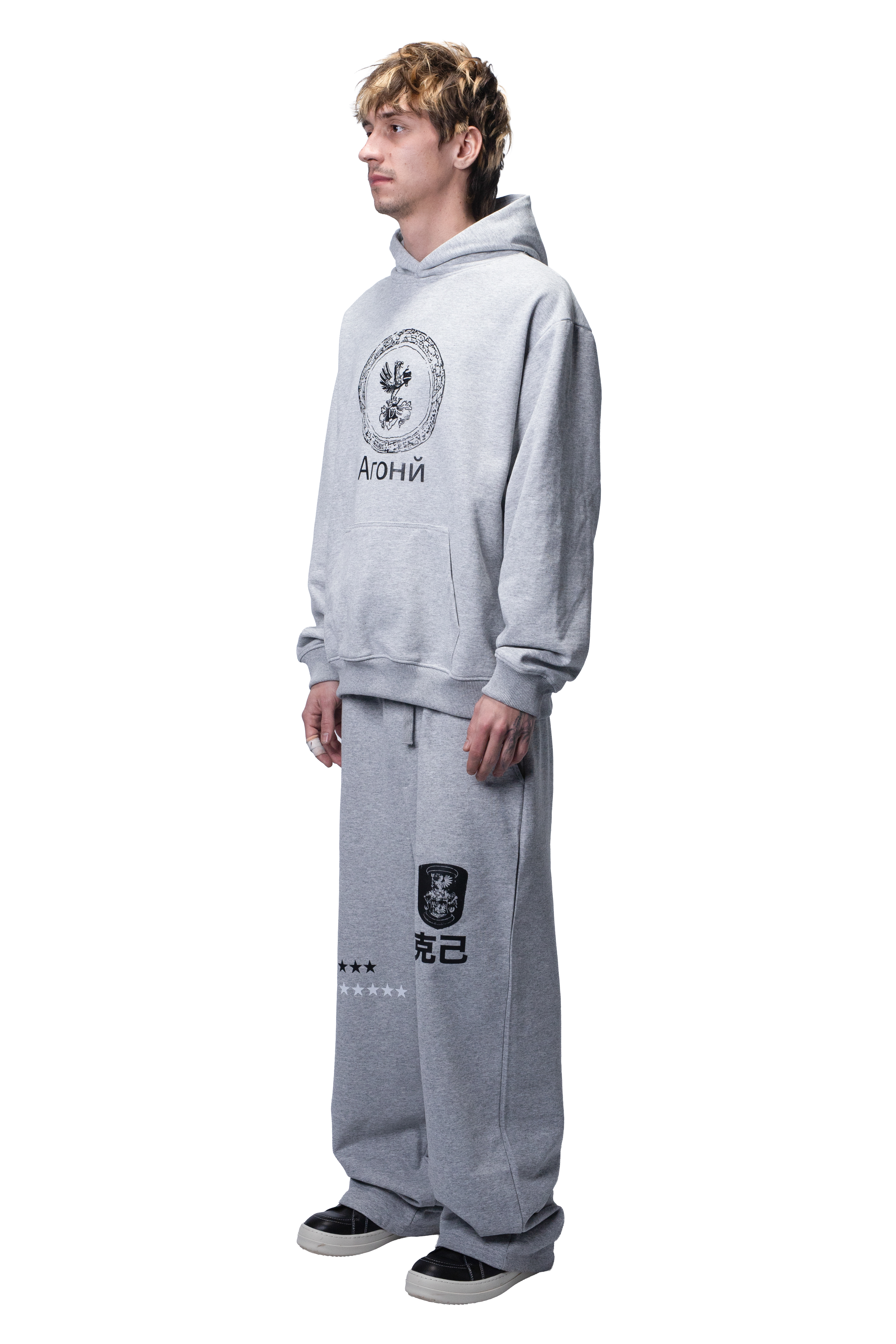 Bundle Agony Hoodie (standard) & Crest Sweatpants